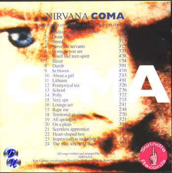 Coma
Back of Cover