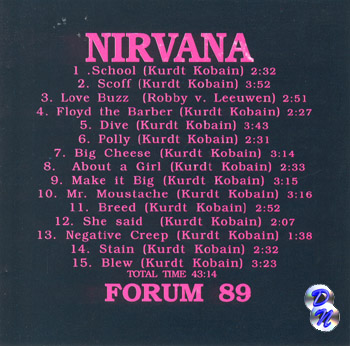Forum 89Back of Cover