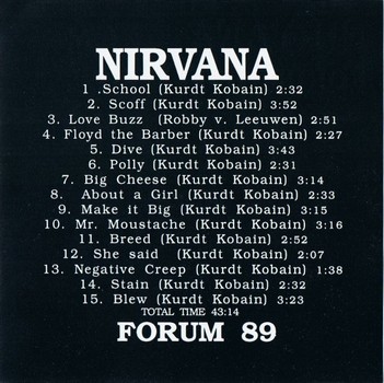 Forum 89
Back of Cover
