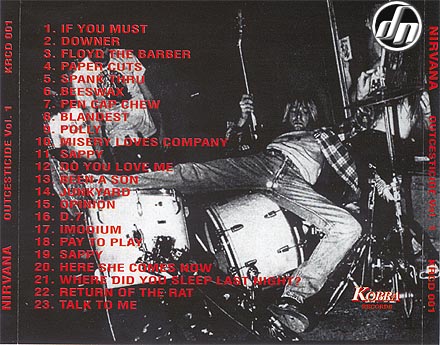 Outcesticide Vol. 1Back of Inlay