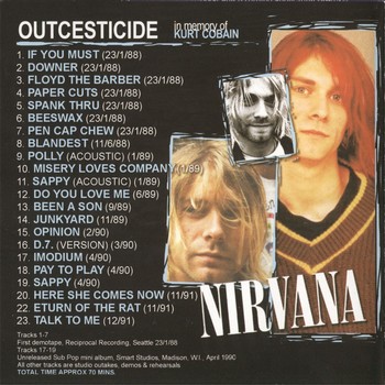 Outcesticide - In Memory Of Kurt Cobain