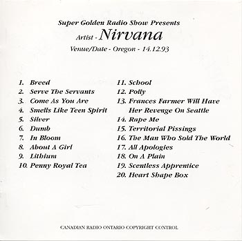 Super Golden Radio ShowsBack Of Cover
