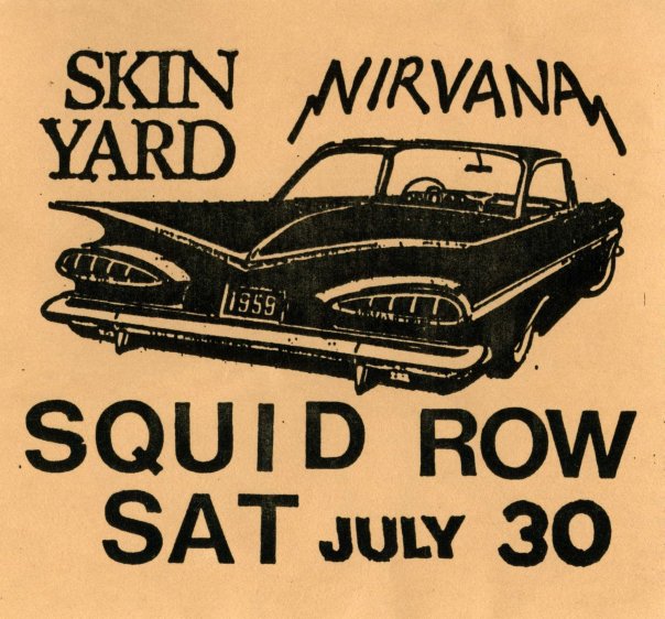 Handbill/Flyer, designed by Jack Endino