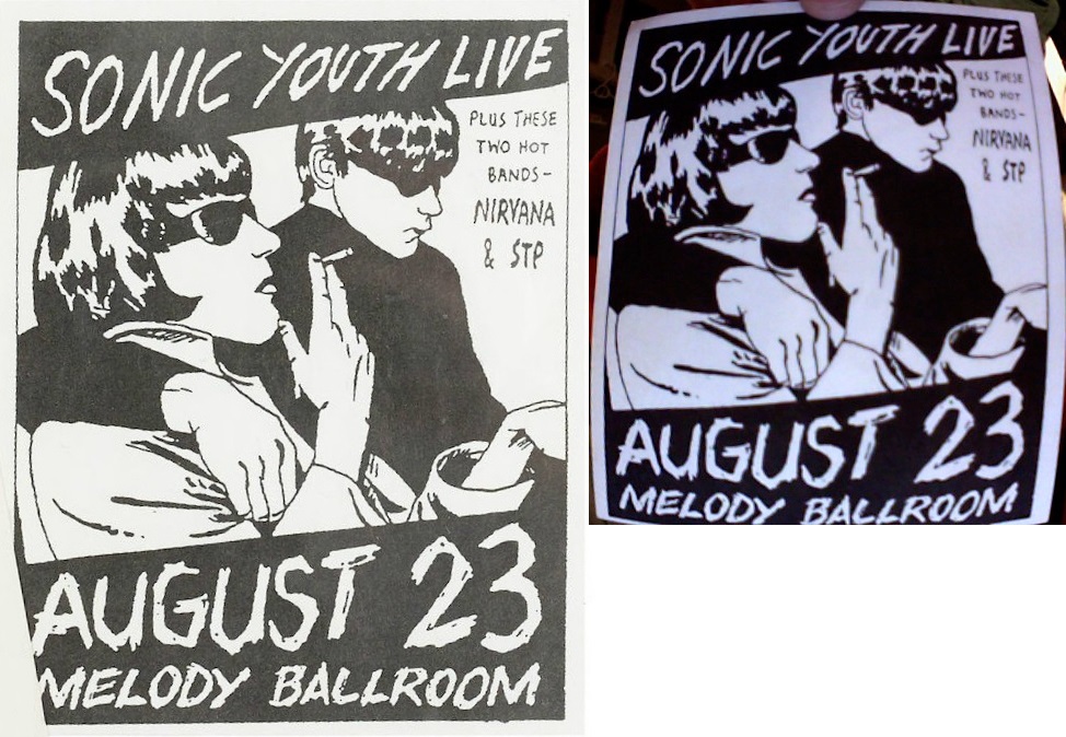 Handbill/Flyer, designed by Raymond Pettibon