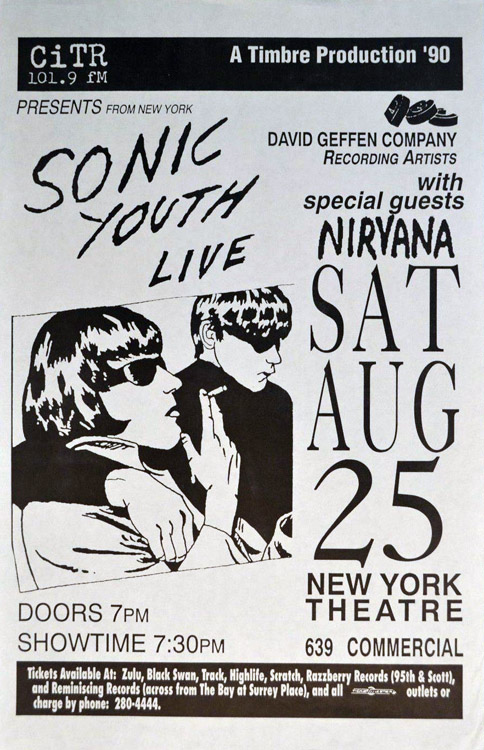 Handbill/Flyer, designed by Raymond Pettibon