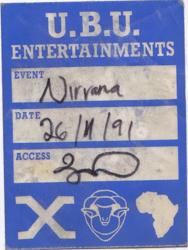 Backstage pass