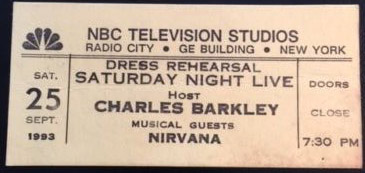 Soundcheck/Dress Rehearsal ticket