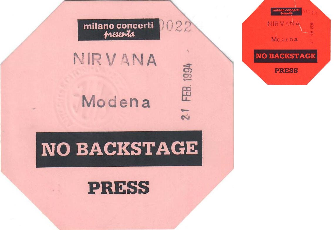 Backstage pass