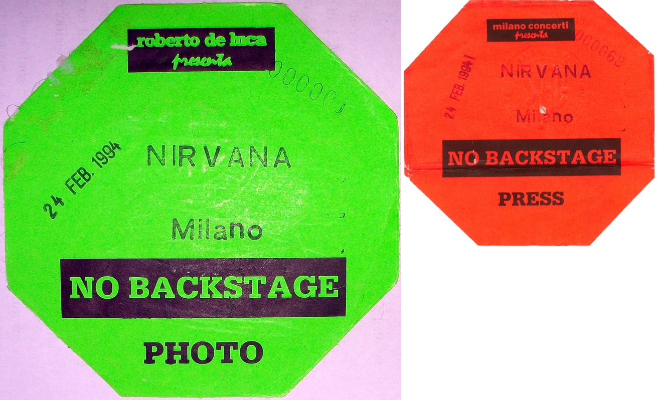 Backstage pass