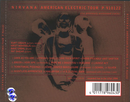 nirvana american electric tour