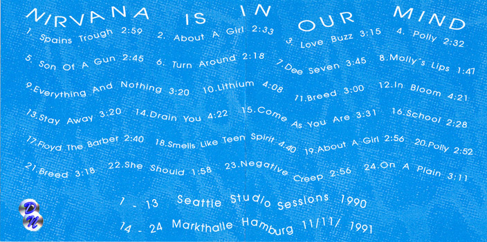 Nirvana Is In Our MindInside of Cover