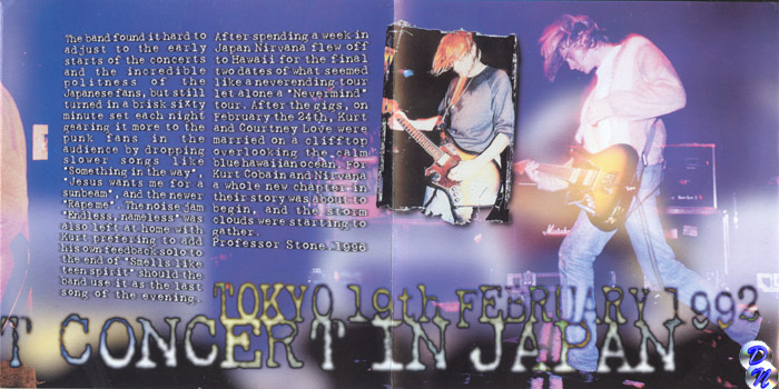 Last Concert In JapanInside of Cover Pages 5 & 6
