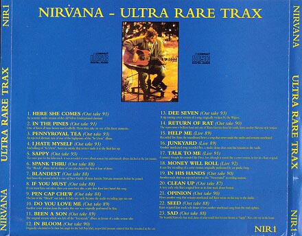Ultra Rare Trax Vol 1Back Of Cover