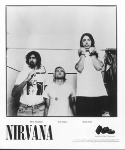 NIRVANA, DGC promotional photo