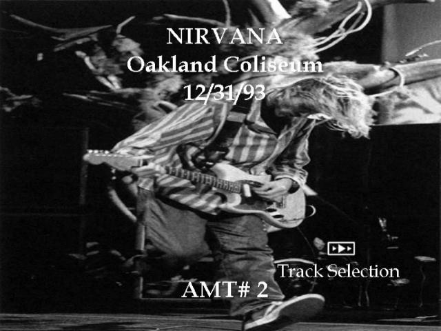 Nirvana Vintage Concert Poster from Oakland Coliseum Arena, Dec 31, 1993 at  Wolfgang's