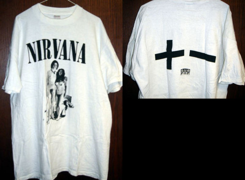 nirvana tour t shirt