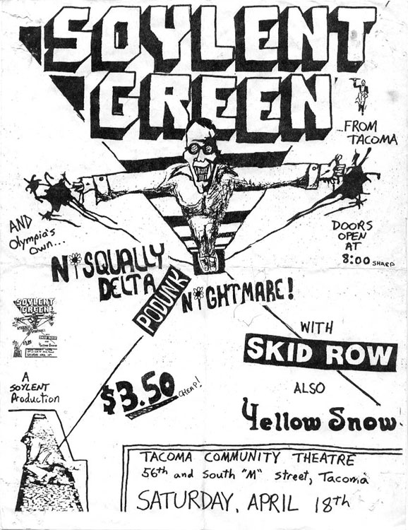 Handbill/Flyer, designed by Bruce Purkey